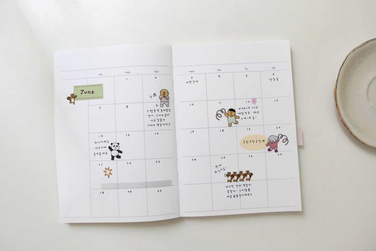 Suatelier Sticker Sheet No.1206, everybody dance!