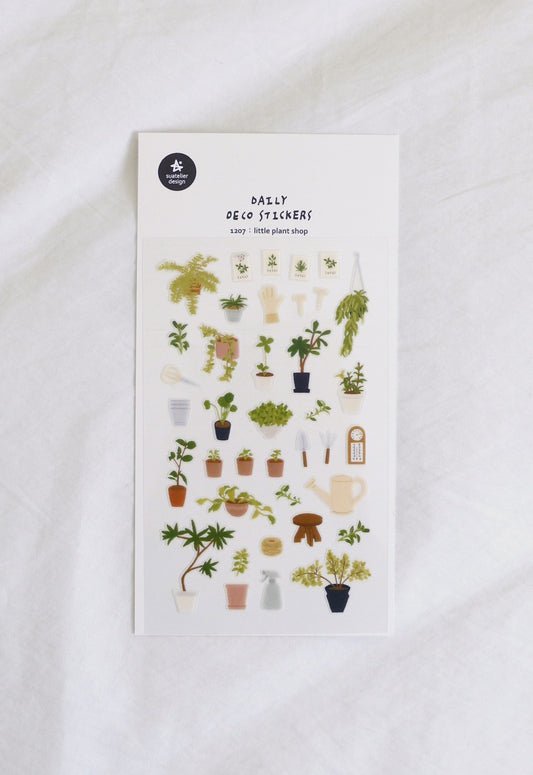 Suatelier Sticker Sheet No.1207, little plant shop