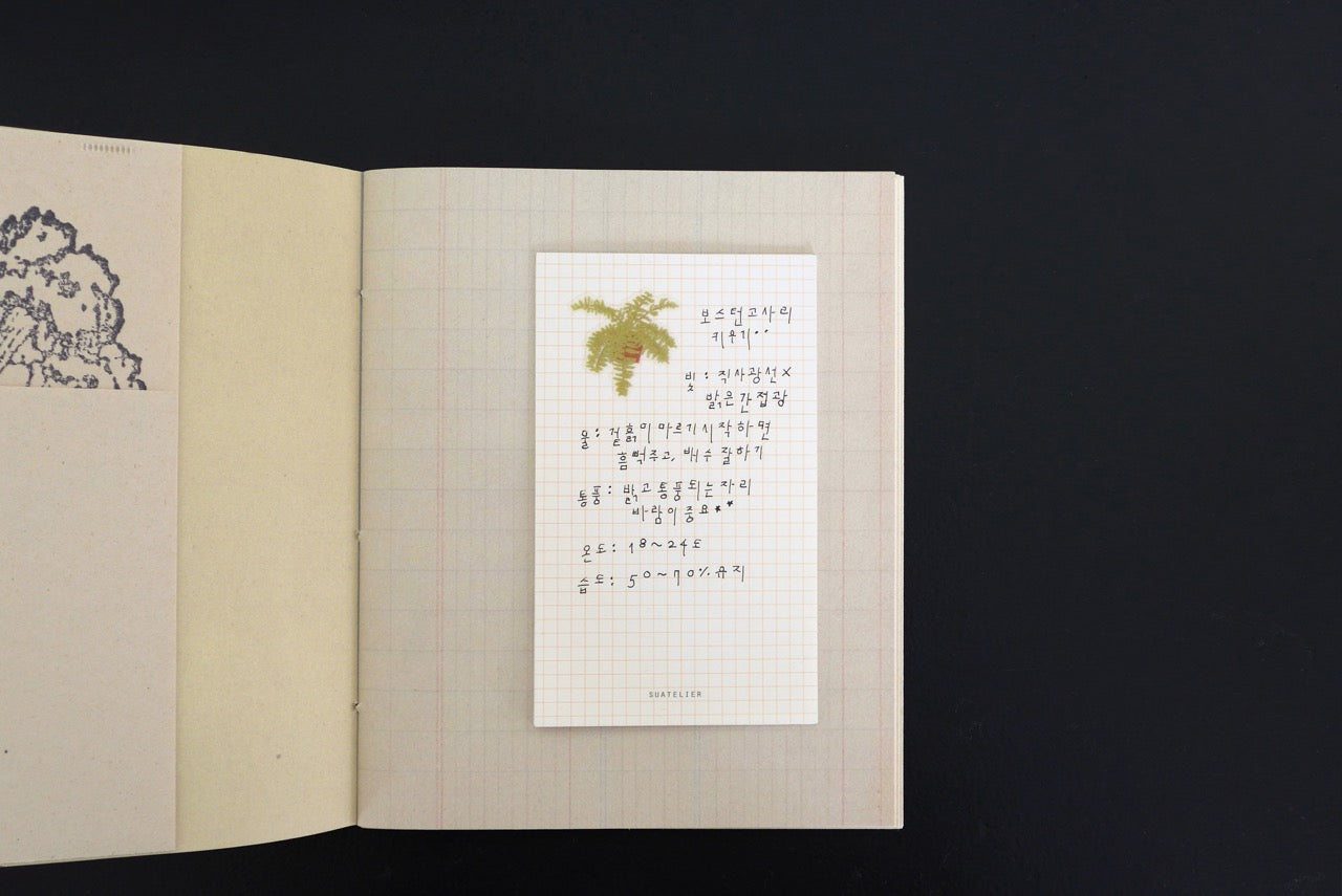 Suatelier Sticker Sheet No.1207, little plant shop
