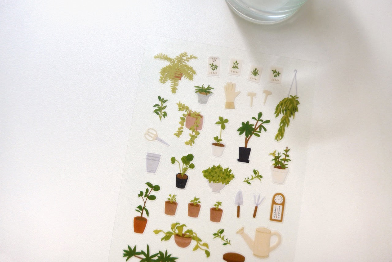 Suatelier Sticker Sheet No.1207, little plant shop
