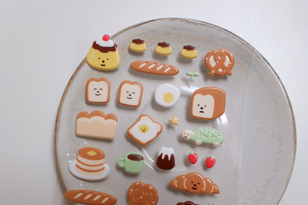 Suatelier Sticker Sheet No.1208, bakehouse (puffy sticker)