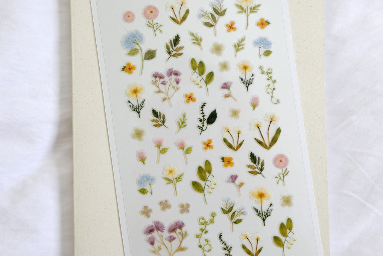 Suatelier Sticker Sheet No.1209, dreamy blossoms