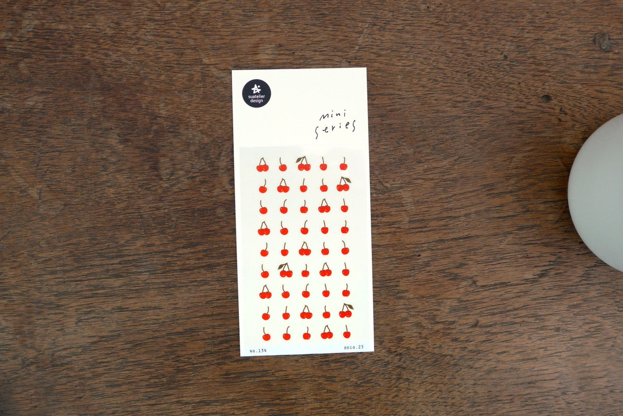 Suatelier Sticker Mini Series - No.134 deco.23 cherries