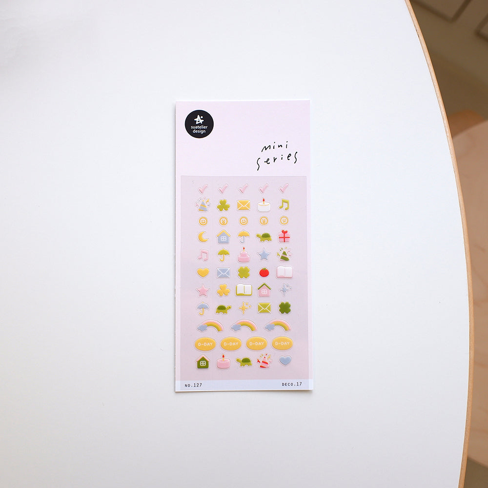 Suatelier Sticker Mini Series - No.127 Pastel decos