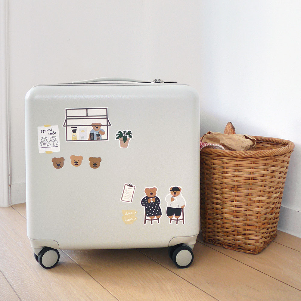 Suatelier Travel Sticker Packet - No.1534 ggumi cafe tour