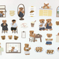 Suatelier Travel Sticker Packet - No.1534 ggumi cafe tour