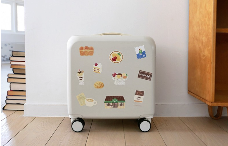Suatelier Travel Sticker Packet - No.1535 Happy in the Cafe