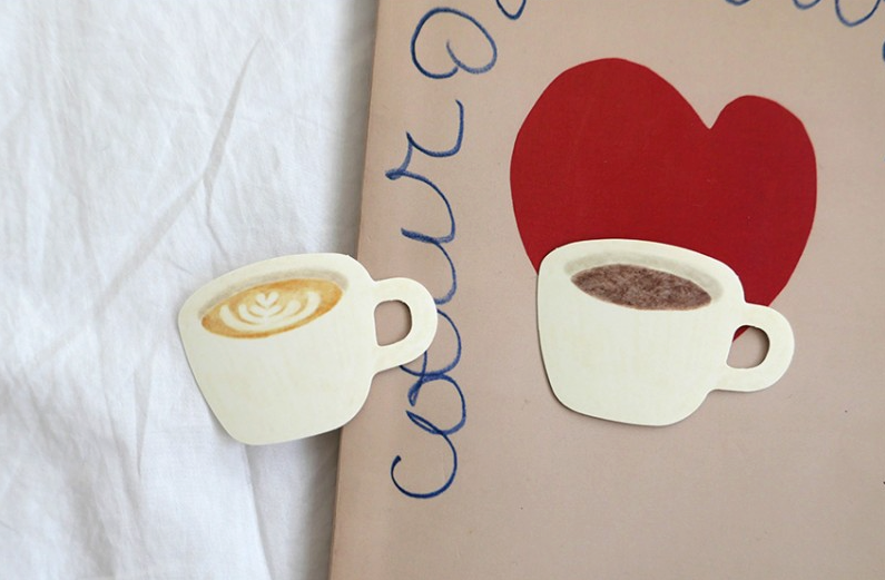 Suatelier Travel Sticker Packet - No.1535 Happy in the Cafe