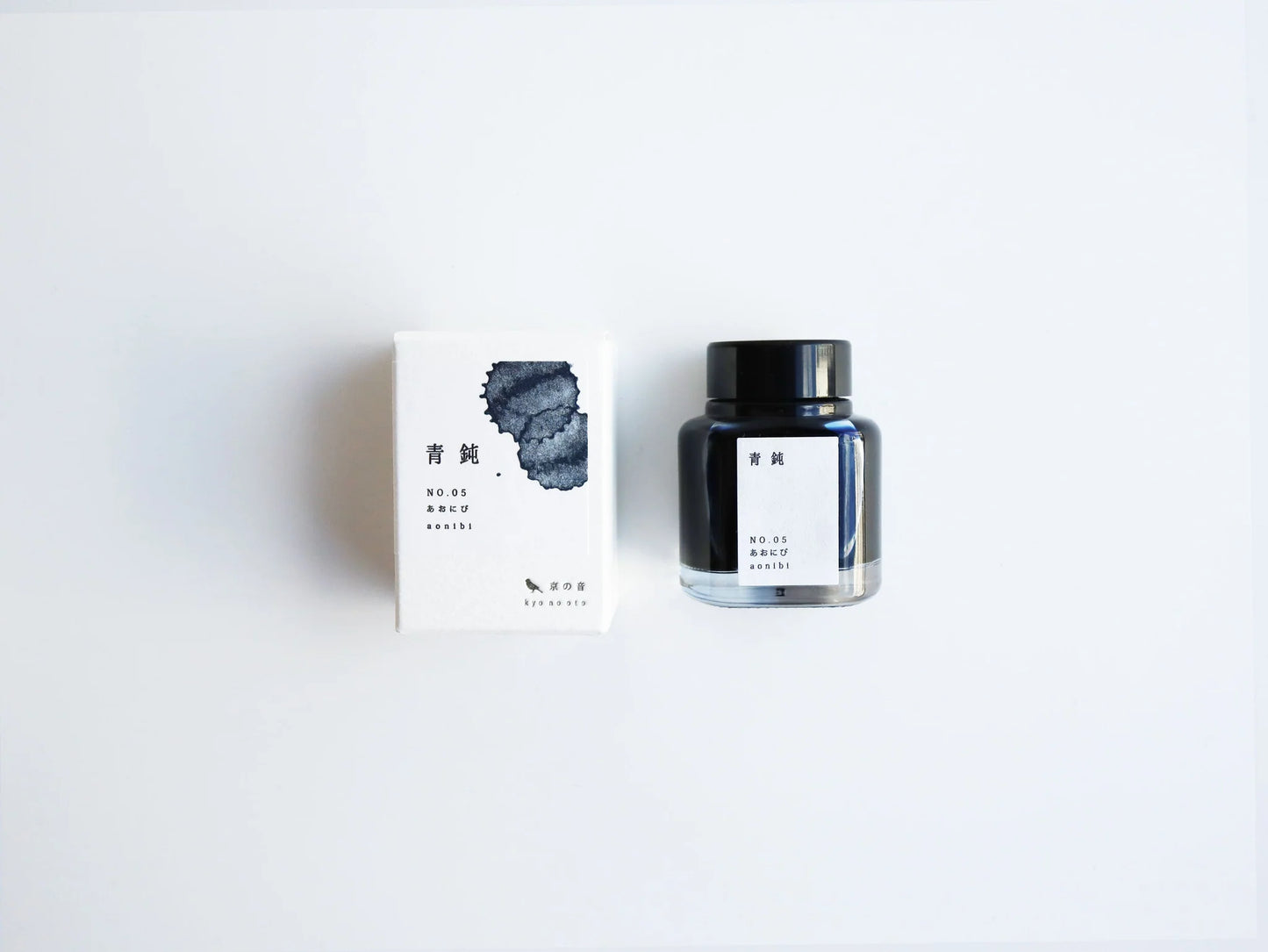 Tag Stationery Kyoto No Oto Bottled Ink - No.5 Aonibi