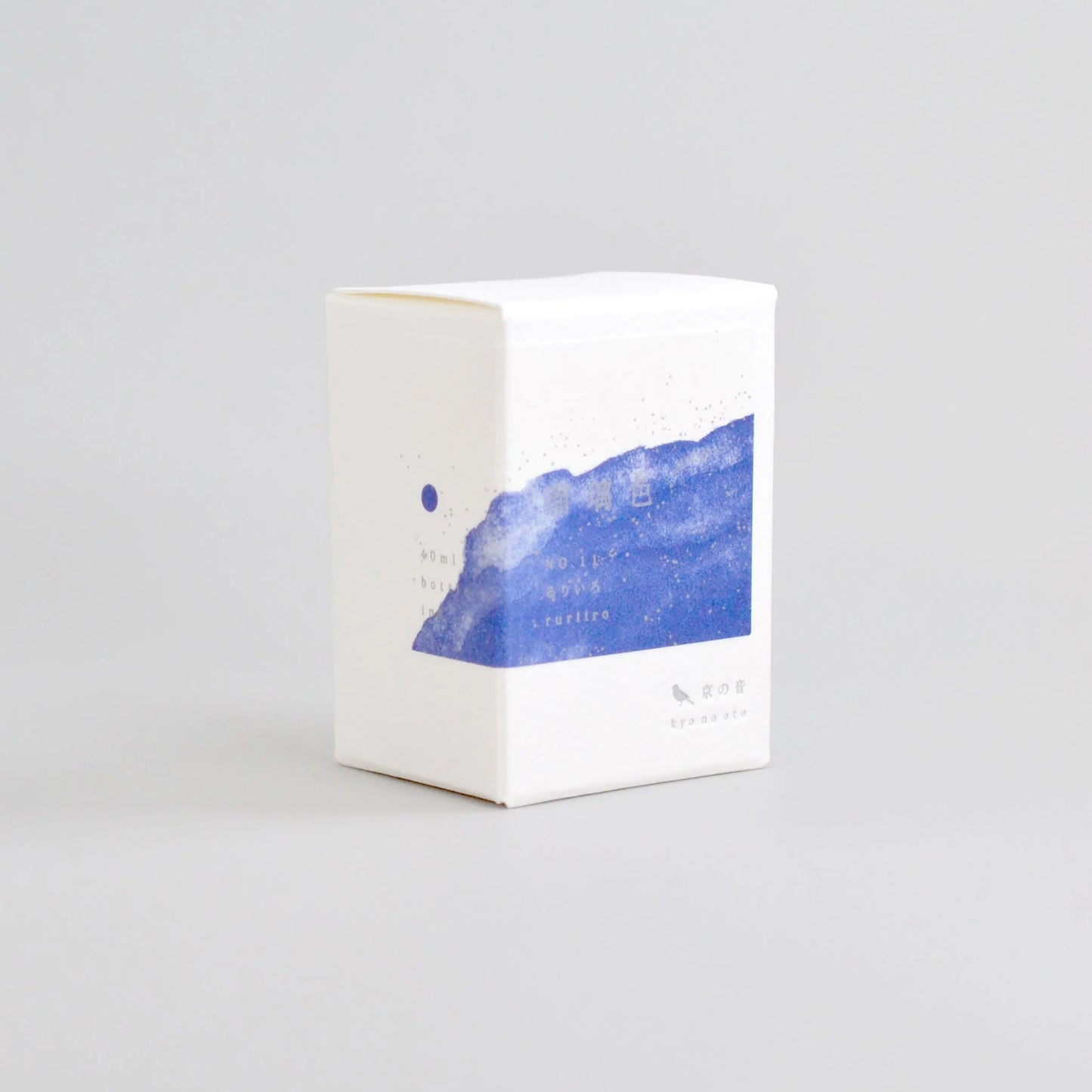 Tag Stationery Kyoto No Oto Bottled Ink - No.11 Ruri, with shimmer