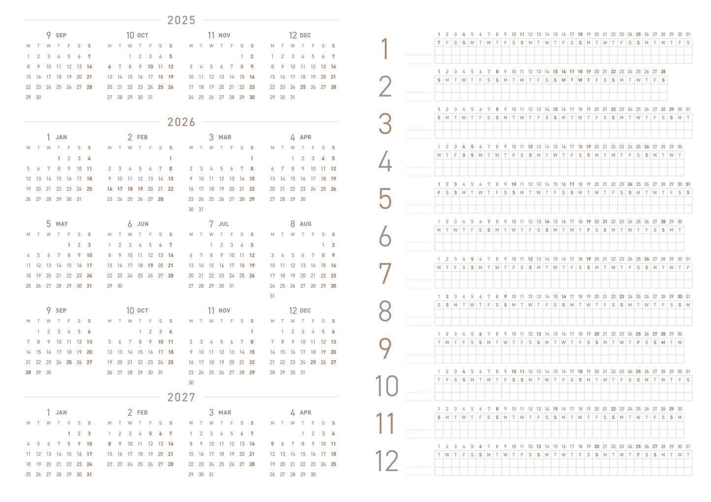 Take A Note 2026 Mini A6 Planner