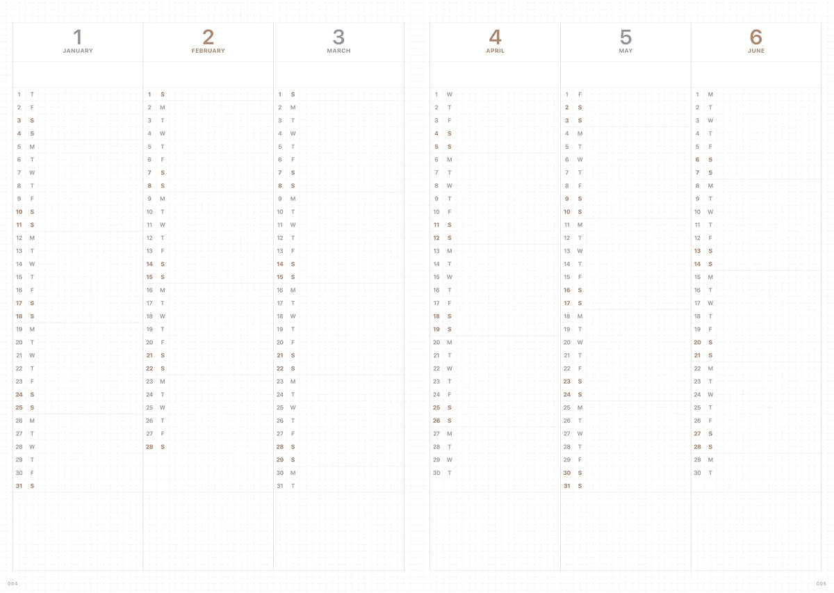Take A Note 2027 Medium Weeks B6 Planner (Pre-order Only, Estimated Shipping Starts Mid-October)