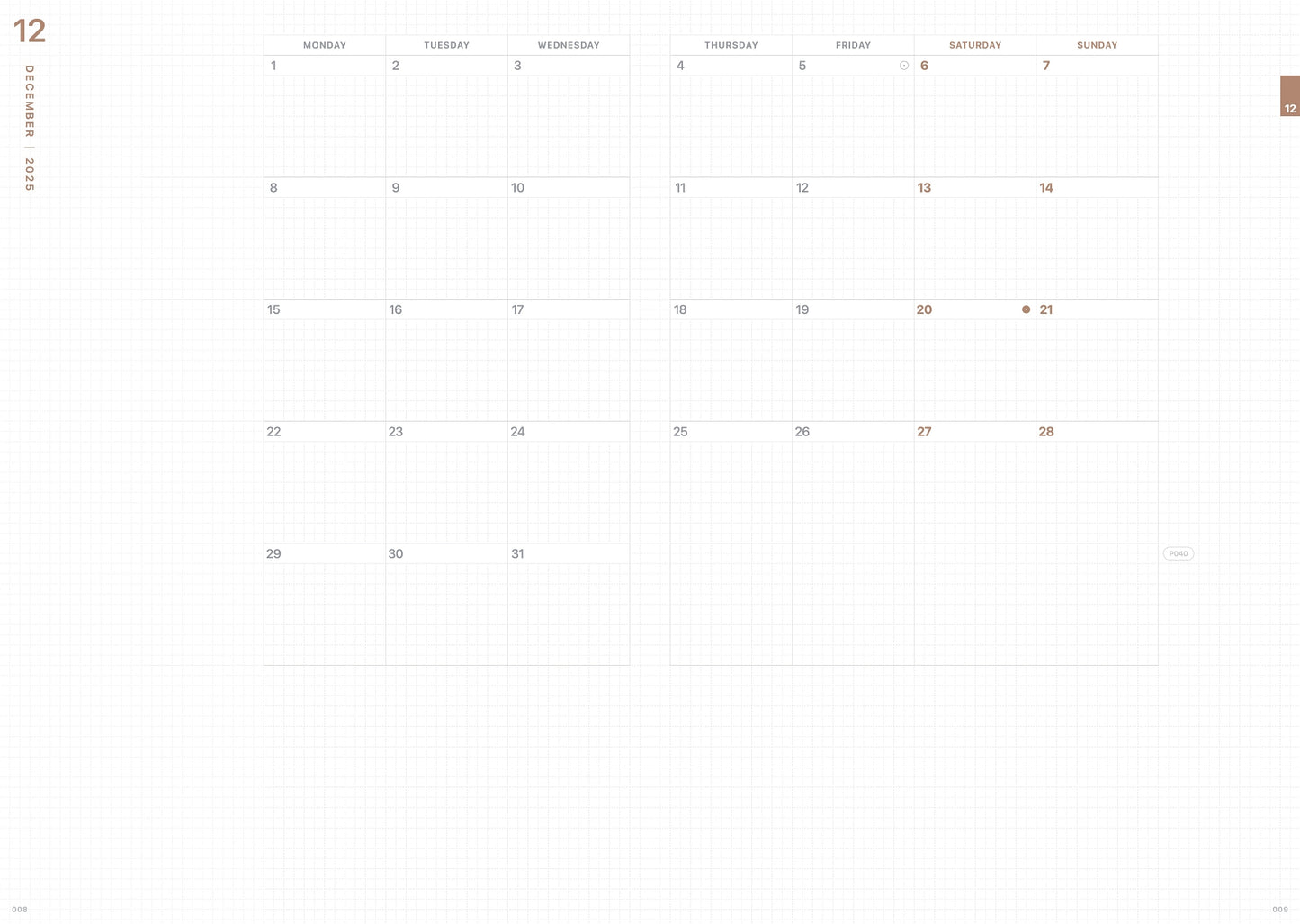 Take A Note 2026 Medium Weeks B6 Planner