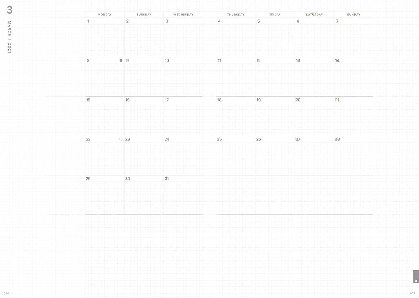 Take A Note 2026 Medium Weeks B6 Planner