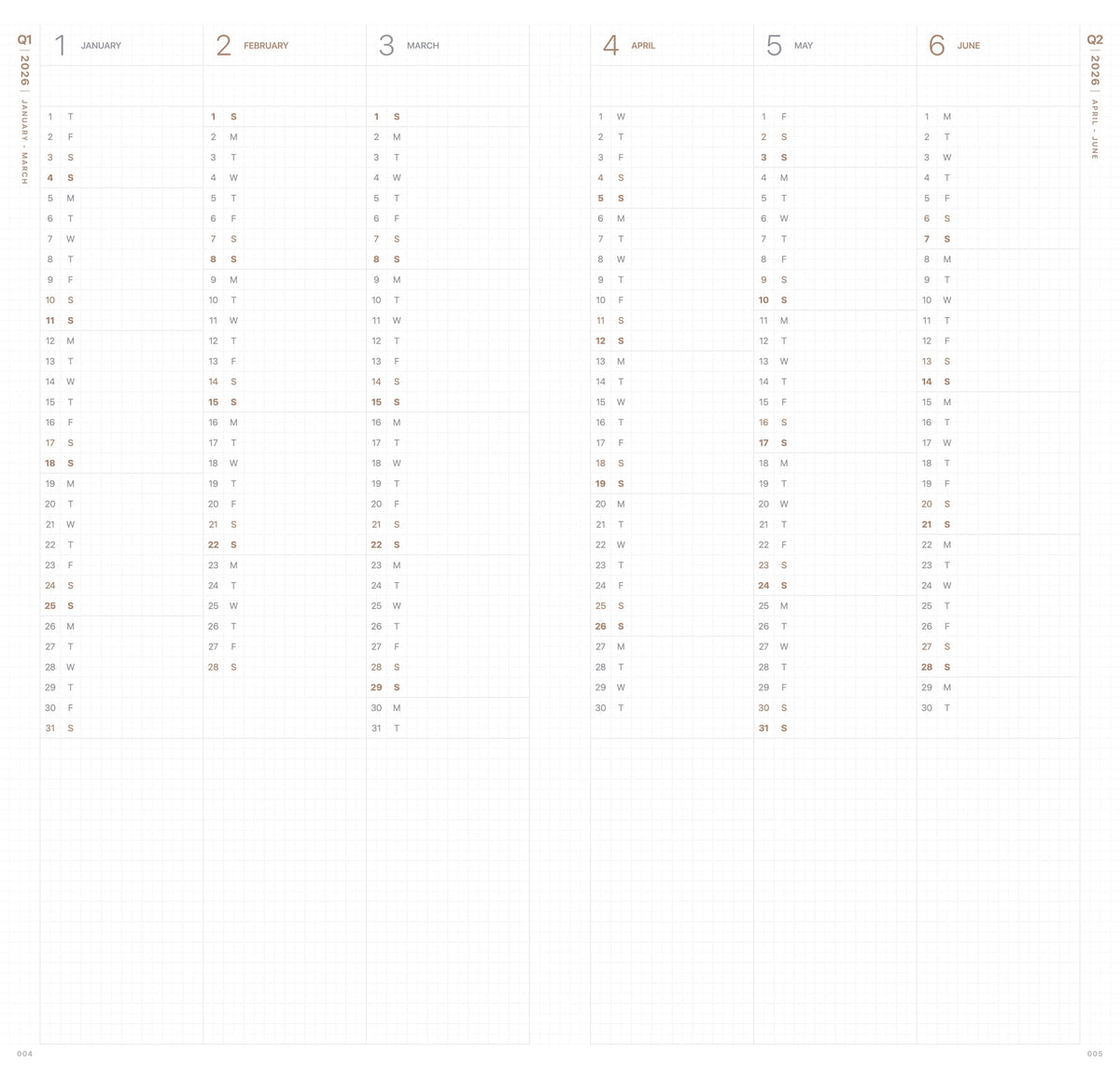 Take A Note 2027 Slim Biweekly Planner (Pre-order Only, Estimated Shipping Starts Mid-October)