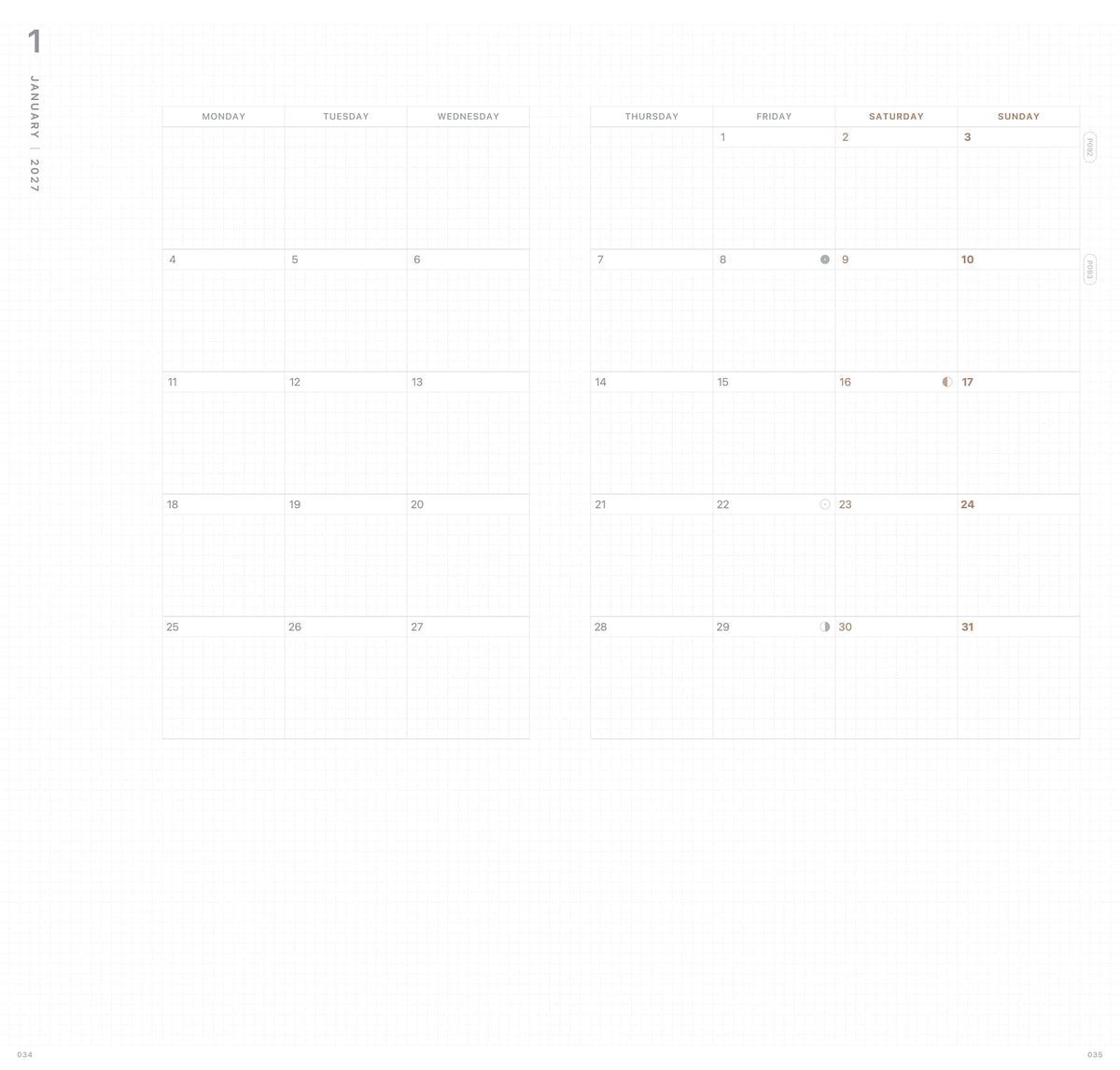 Take A Note 2027 Slim Biweekly Planner (Pre-order Only, Estimated Shipping Starts Mid-October)