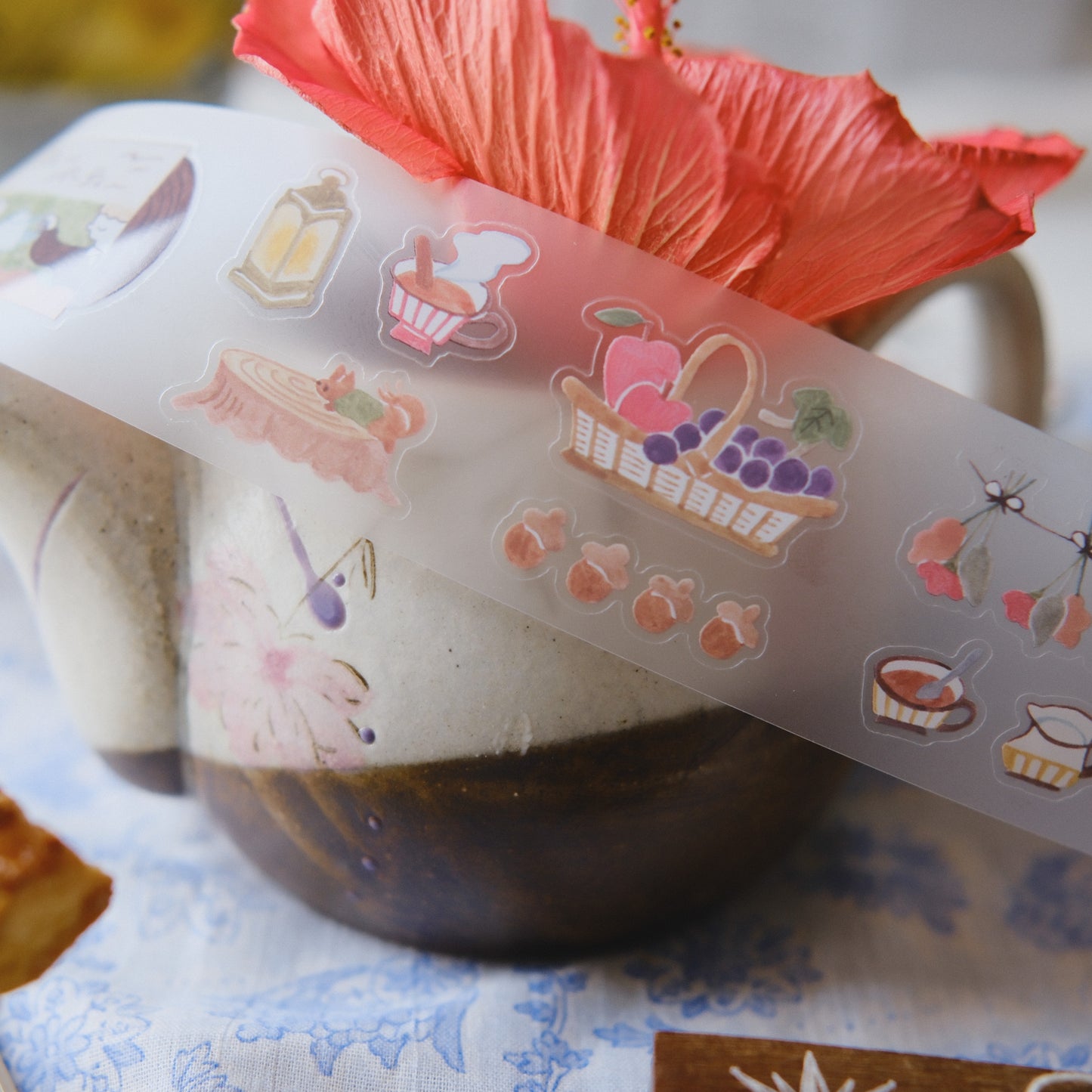 Teayou Kiss-cut PET Tape -  Seasonal Tea Party Vol.2