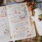 Teayou Kiss-cut Washi Tape Mini Booklet - Seasonal Tea Party Vol.2