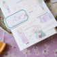 Teayou Kiss-cut Washi Tape Mini Booklet - Seasonal Tea Party Vol.1