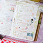 Teayou Kiss-cut Washi Tape Mini Booklet - Seasonal Tea Party Vol.1