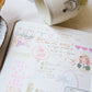 Teayou Kiss-cut Washi Tape Mini Booklet - Seasonal Tea Party Vol.1