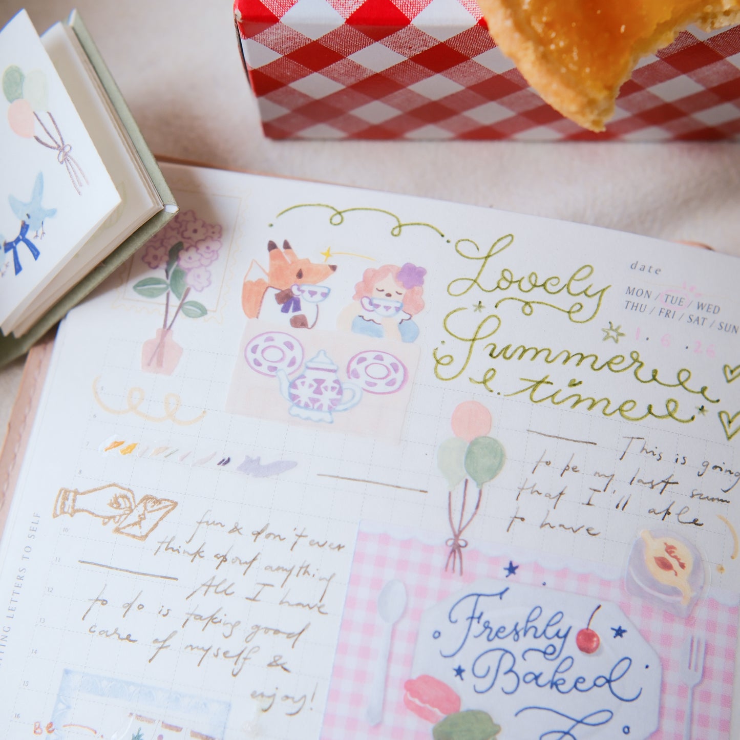 Teayou Kiss-cut PET Tape -  Seasonal Tea Party Vol.1