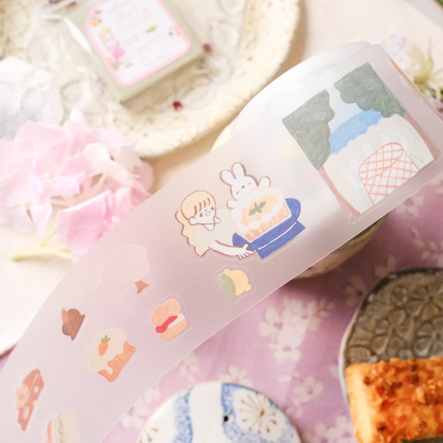 Teayou Kiss-cut PET Tape -  Seasonal Tea Party Vol.1