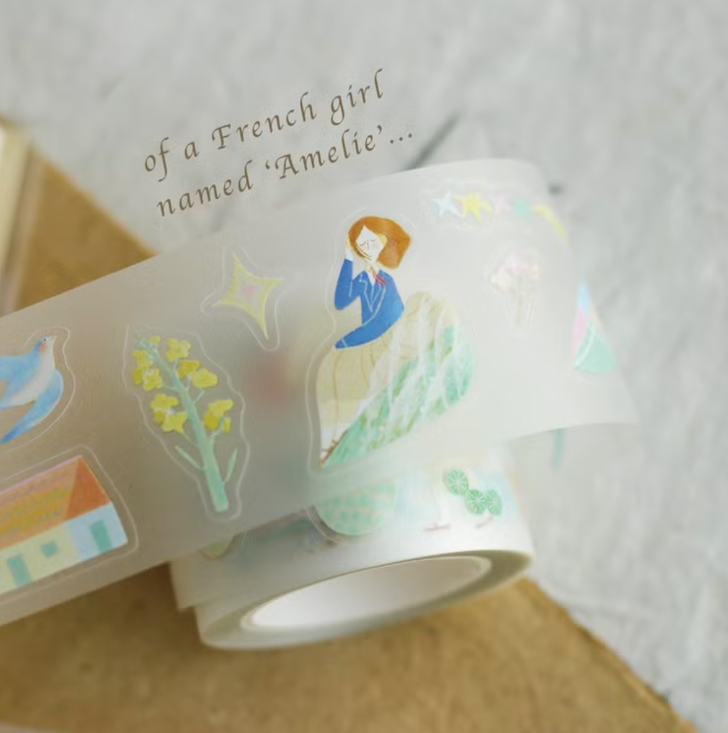 Teayou Kiss-cut PET Tape - Amelie's Day Trip