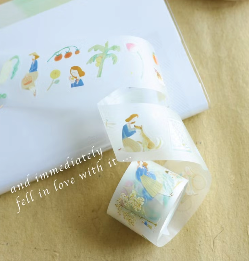 Teayou Kiss-cut PET Tape - Amelie's Day Trip