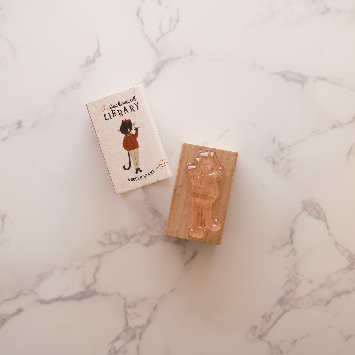 Teayou Rubber Stamp - The Enchanted Library Series - Two Designs