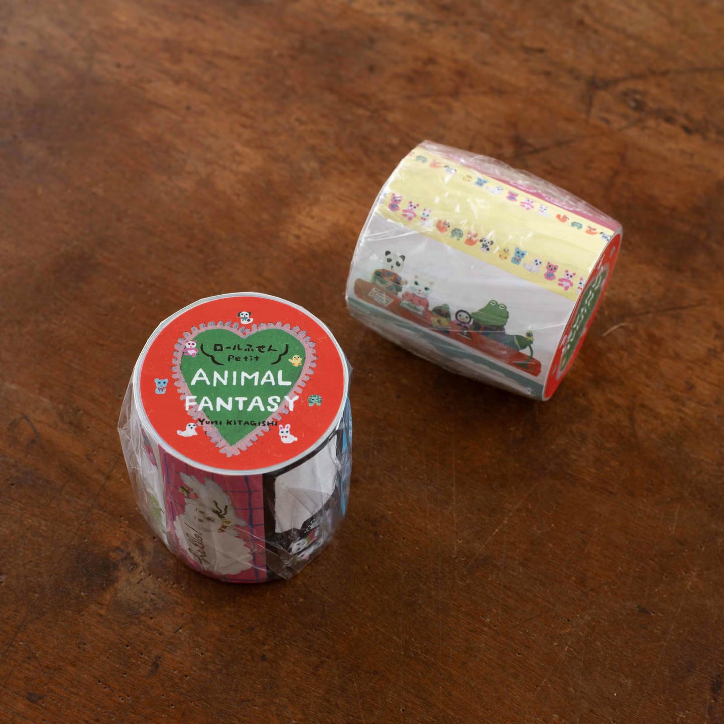 Tegamisha x Yumi Kitagishi Sticky Memo Roll petit - Animal Fantasy