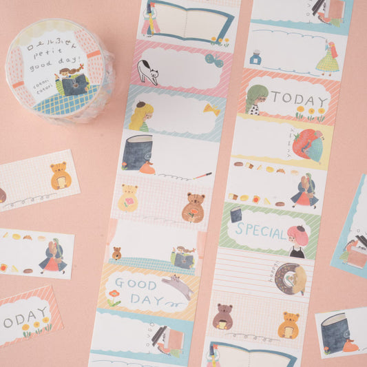Tegamisha x cotori cotori Sticky Memo Roll petit - good day!