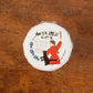 Tegamisha x necktie Small Square Sticky Memo Roll - Play with Cat