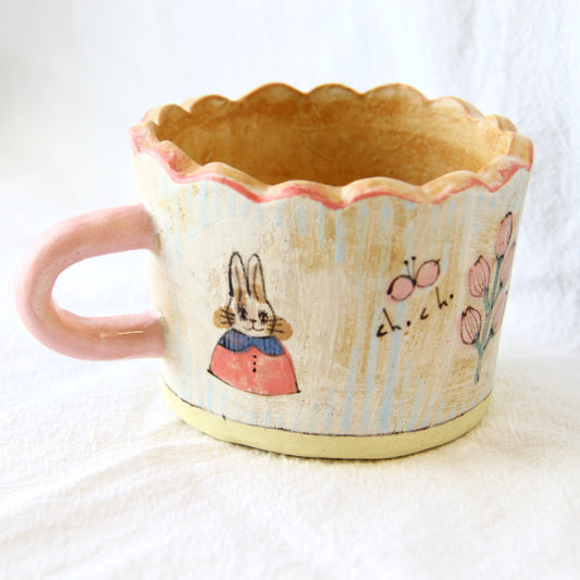 the cozy nook Stripe Cat Mug