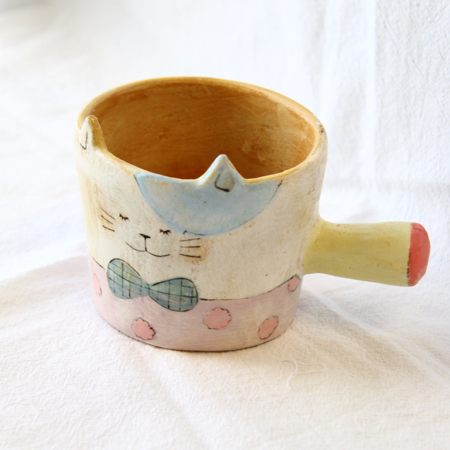 the cozy nook Cat Smiley Mug