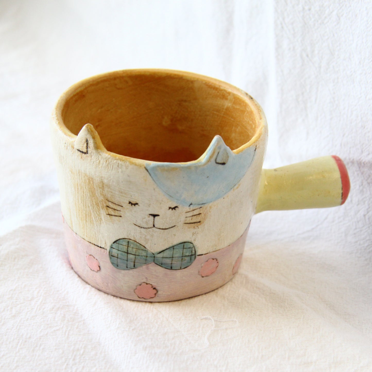 the cozy nook Cat Smiley Mug