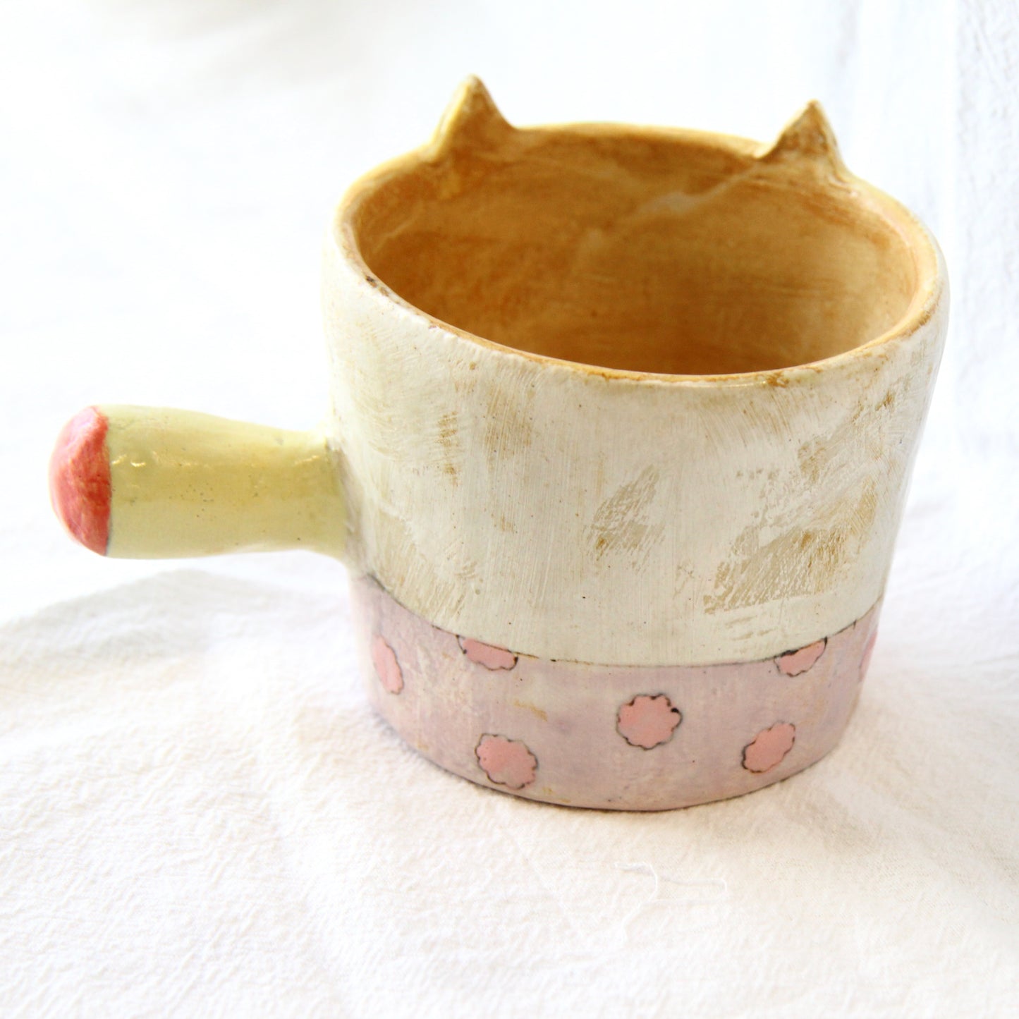 the cozy nook Cat Smiley Mug