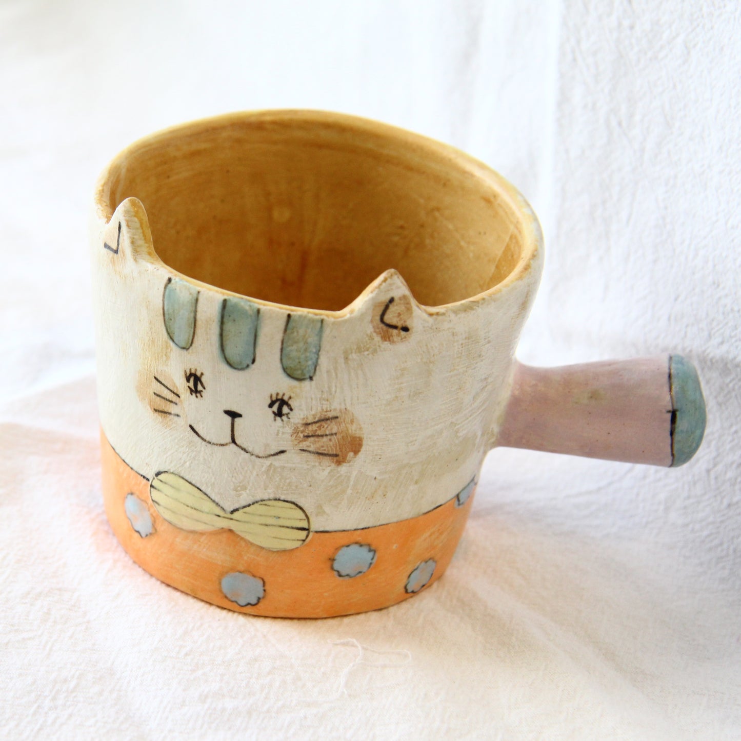 the cozy nook Cat Smiley Mug