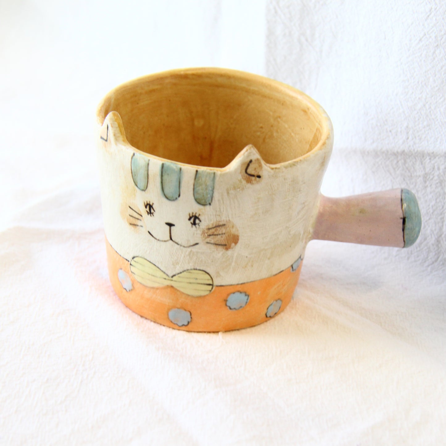 the cozy nook Cat Smiley Mug