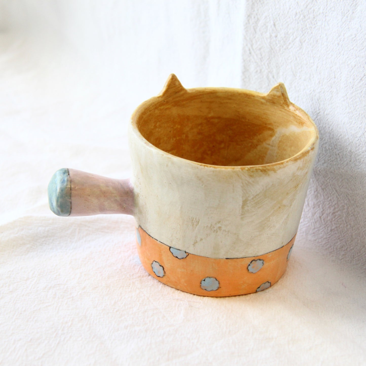 the cozy nook Cat Smiley Mug