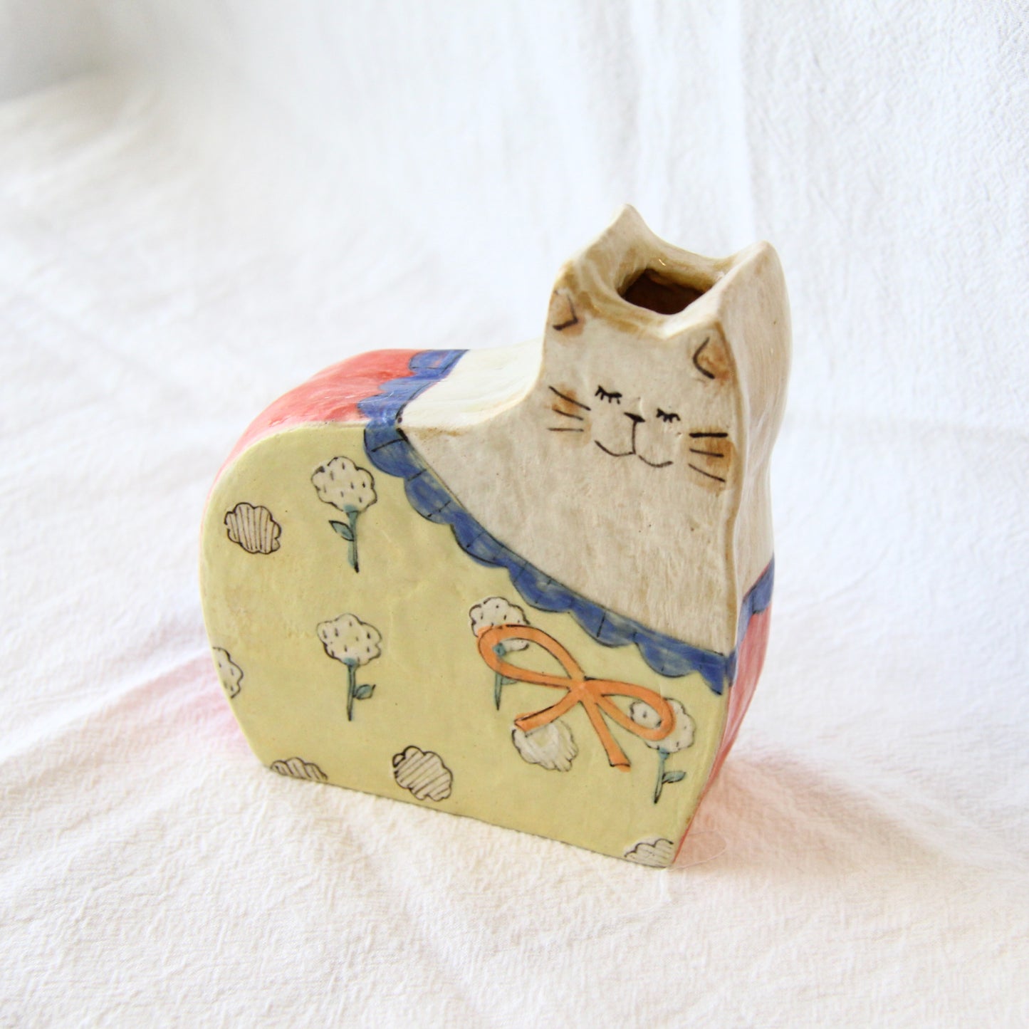 the cozy nook Double-sided Cat Vase