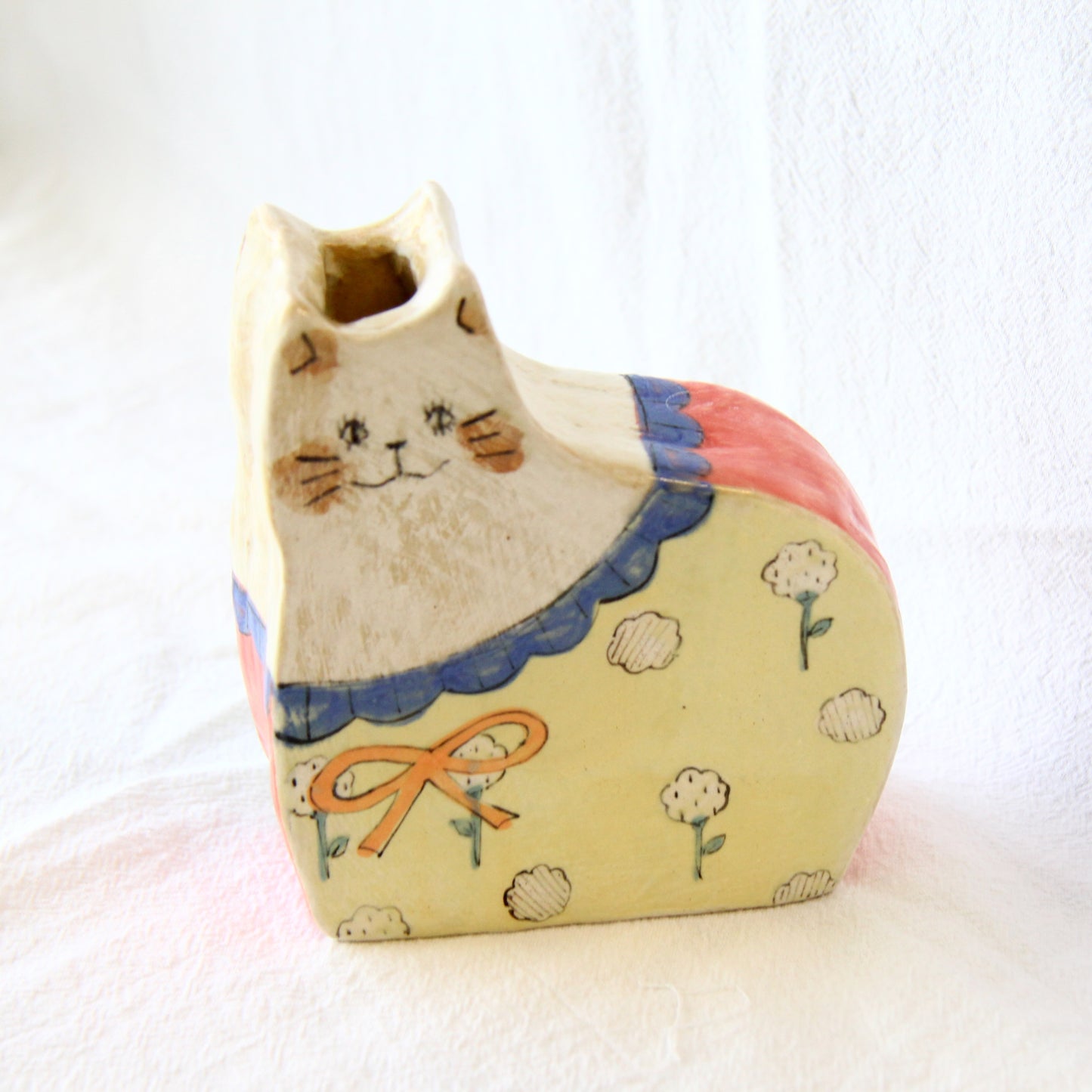 the cozy nook Double-sided Cat Vase