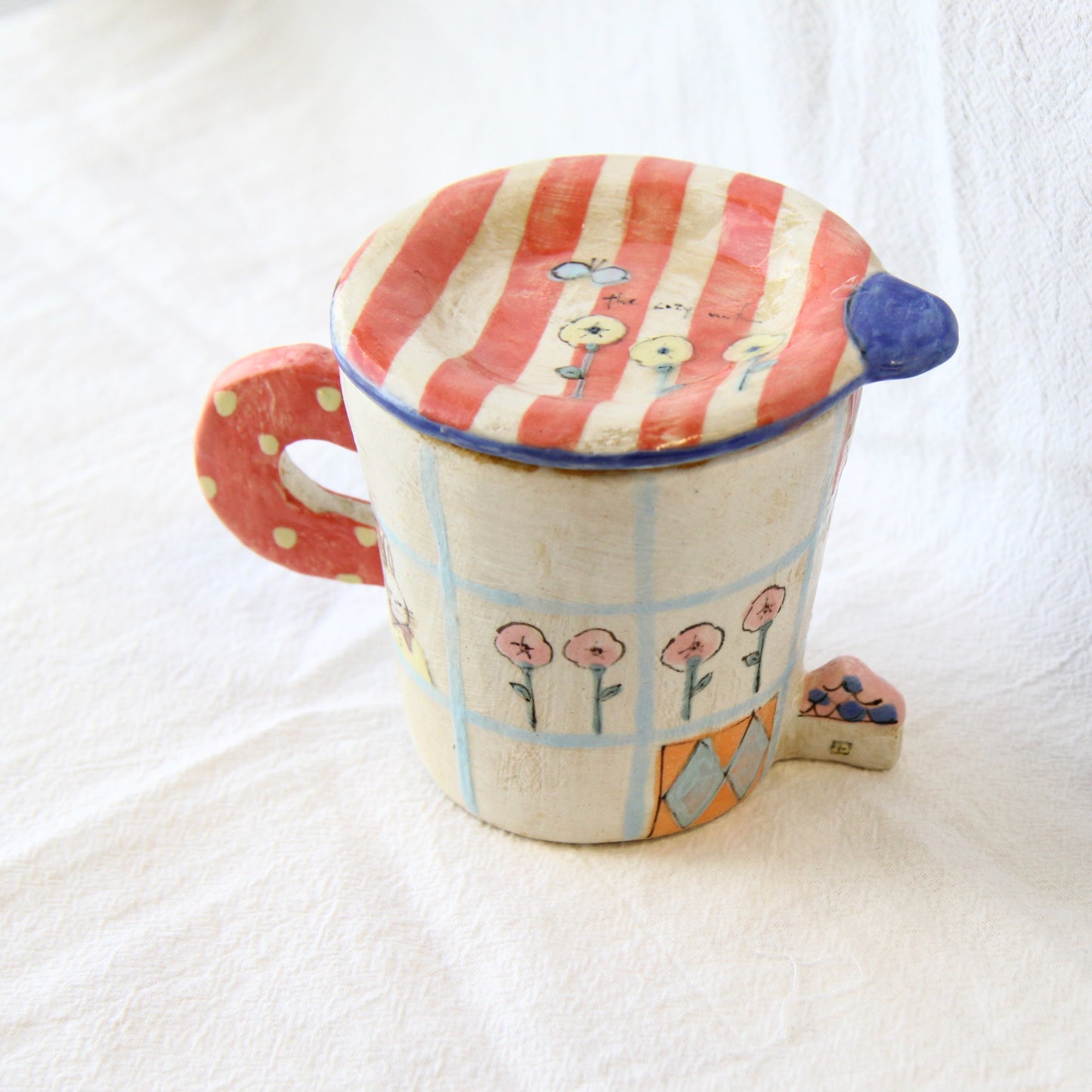 the cozy nook Home Mug + Bird Lid Set