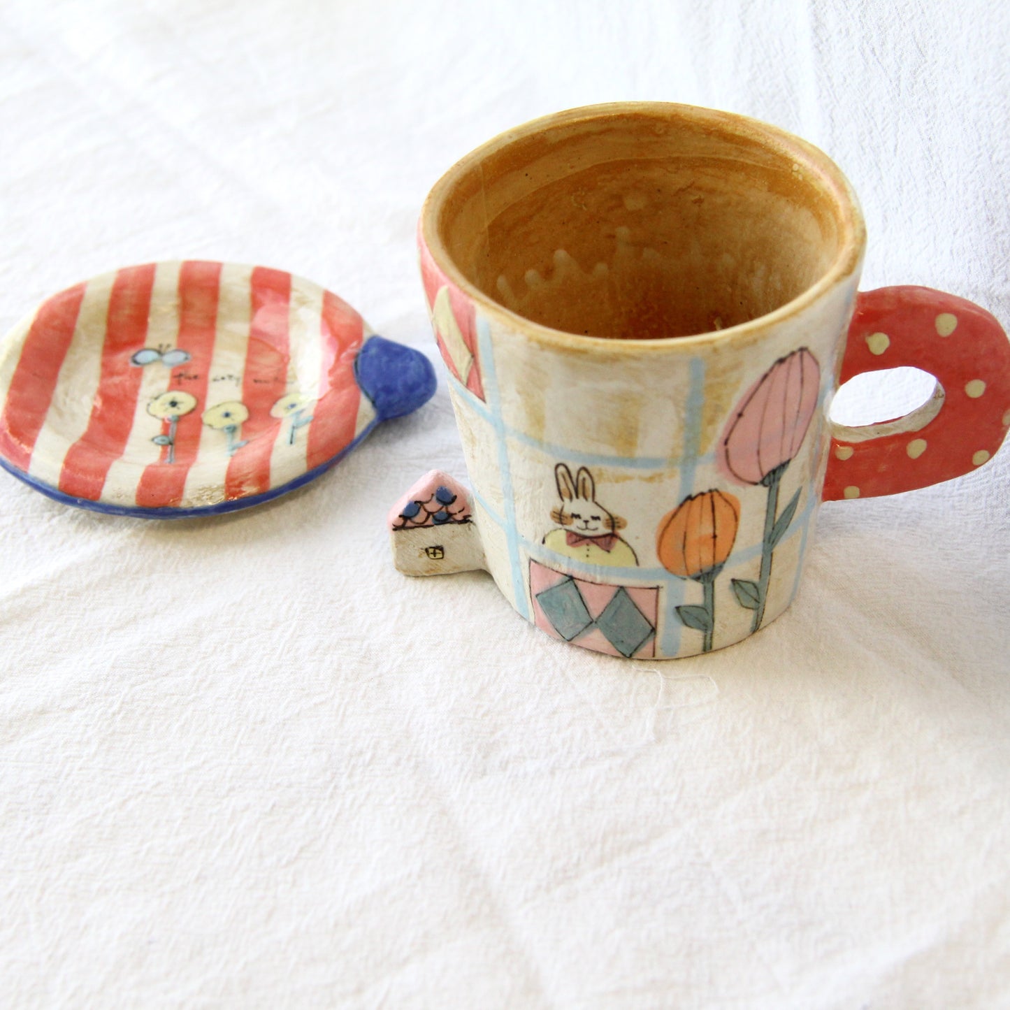 the cozy nook Home Mug + Bird Lid Set