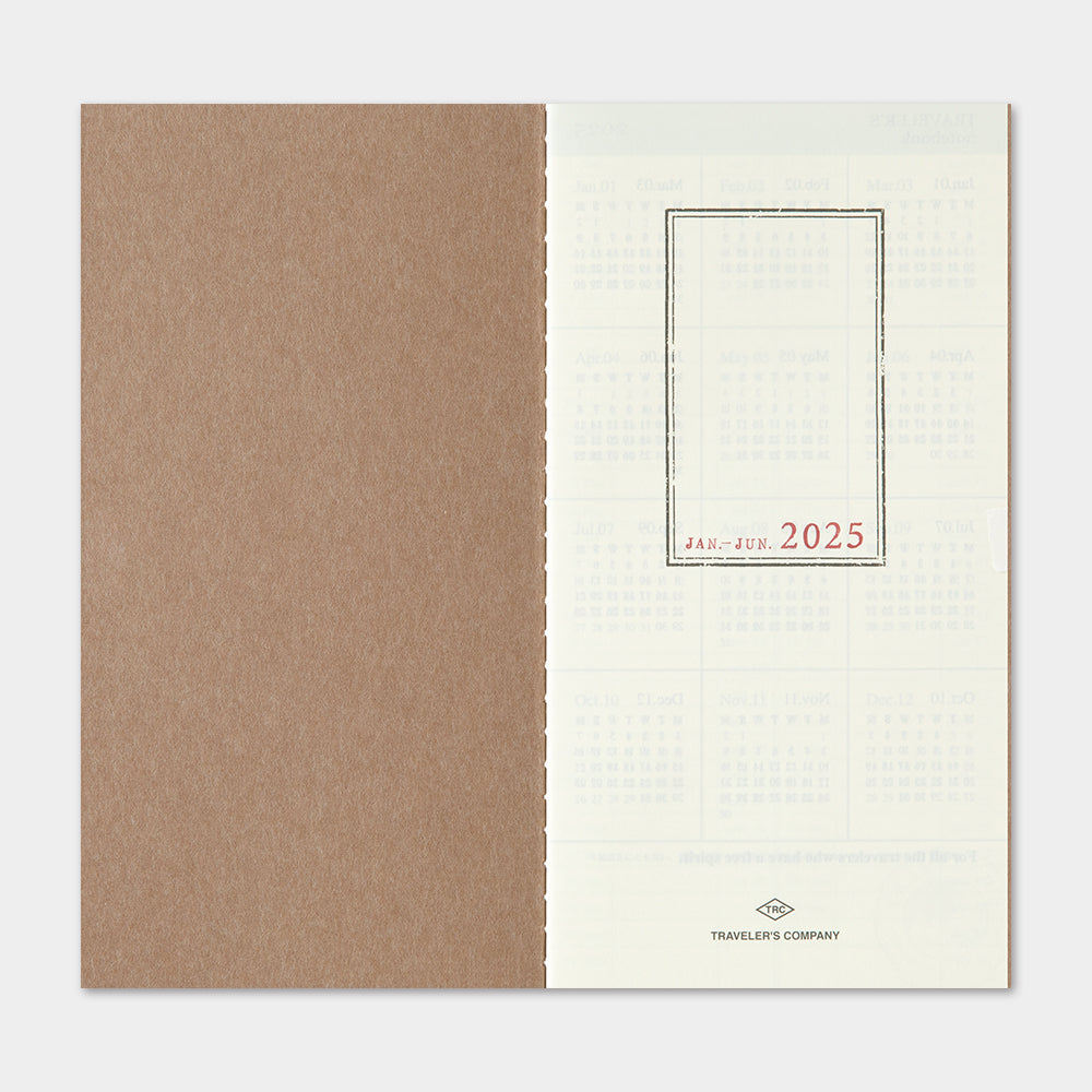 TRAVELER'S Notebook 2025 - Regular Size, Weekly Vertical (Pre-Order now, Ships after 10/16)