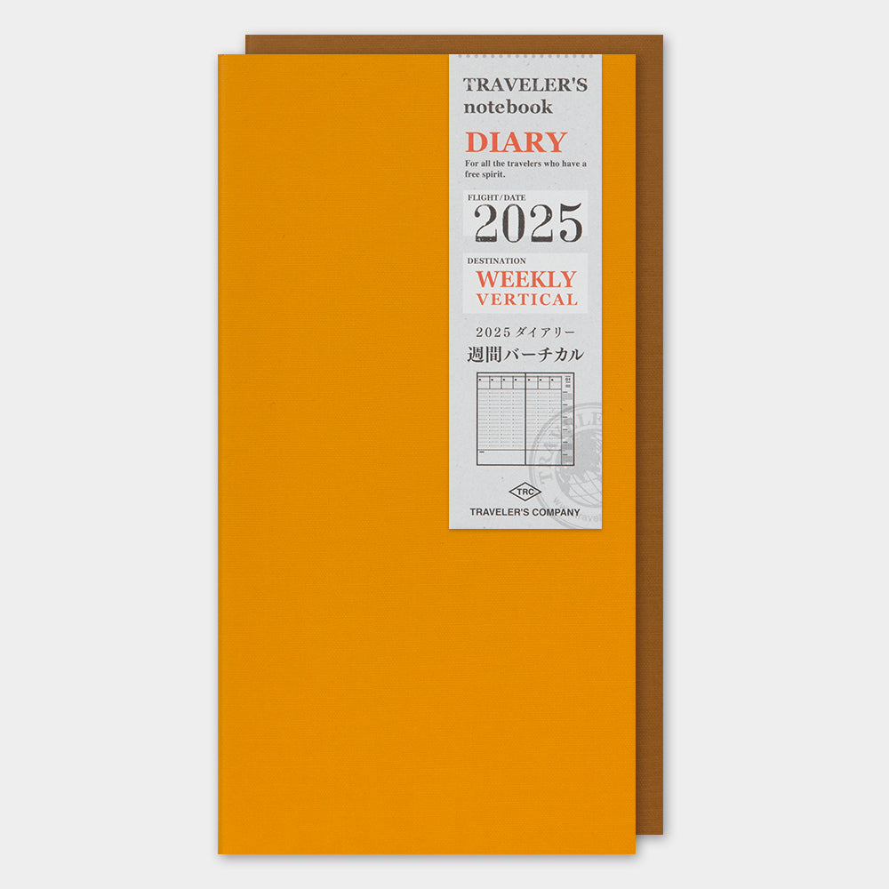 TRAVELER'S Notebook 2025 - Regular Size, Weekly Vertical (Pre-Order now, Ships after 10/16)