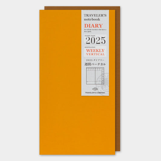 TRAVELER'S Notebook 2025 - Regular Size, Weekly Vertical