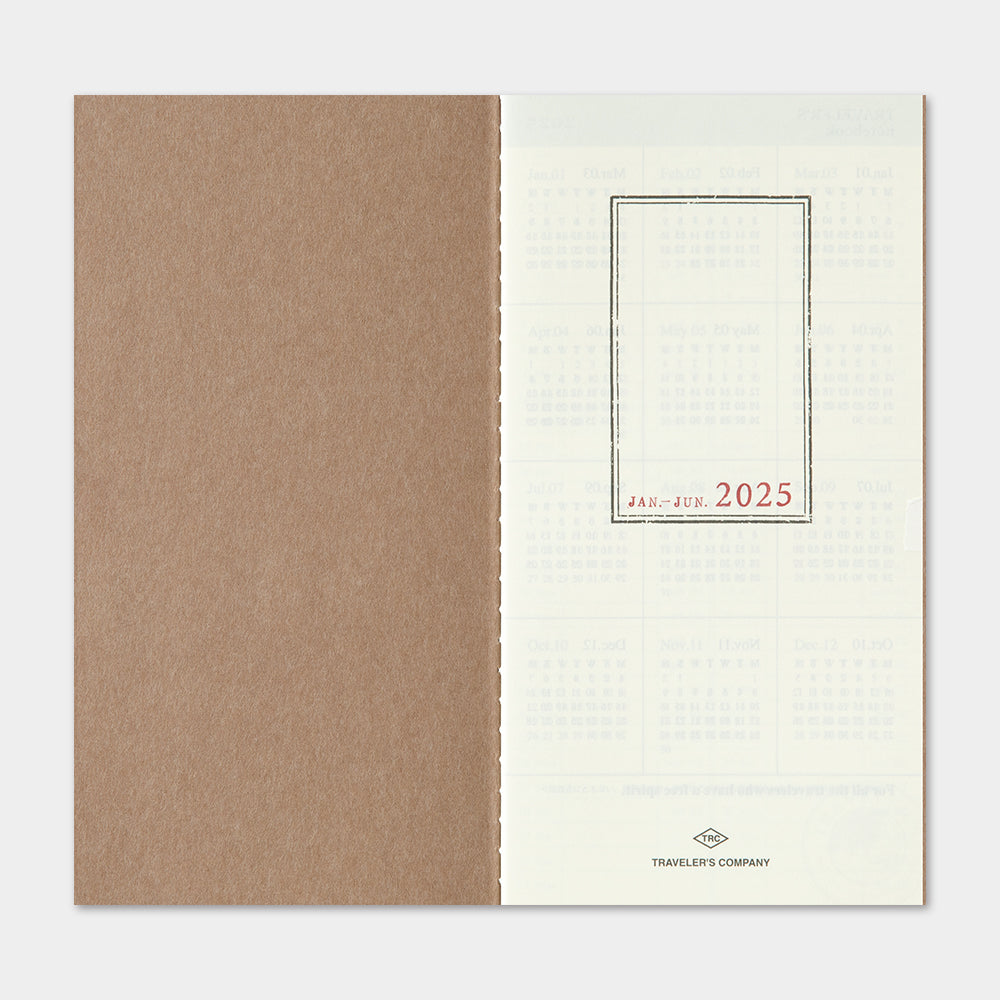 TRAVELER'S Notebook 2025 - Regular Size, Weekly + Memo