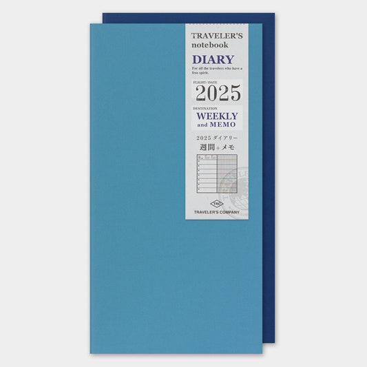 TRAVELER'S Notebook 2025 - Regular Size, Weekly + Memo