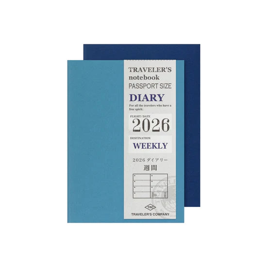 TRAVELER'S Notebook 2026 - Passport Size, Weekly